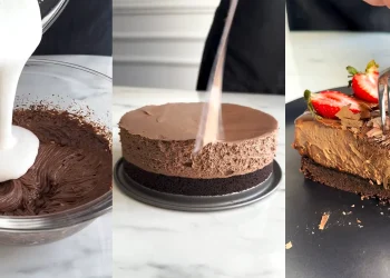 Cheesecake cu cremă de alune