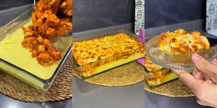 Pui cu piure delicios