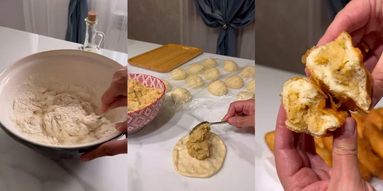 Plăcinte crocante cu cartofi la tigaie