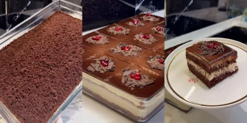 Prăjitură pufoasă cu CREMĂ de cafea