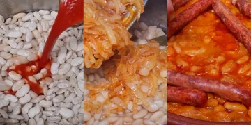 Iahnie de fasole cu cârnați AFUMAȚI