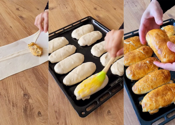 Bourek crocanți cu cartofi la cuptor