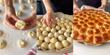 Mini pogăcele pufoase cu brânză