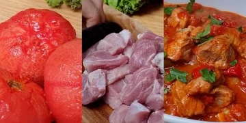 Mâncărică cu carne de porc, plină de savoare