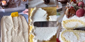 Ruladă cu mascarpone și cocos