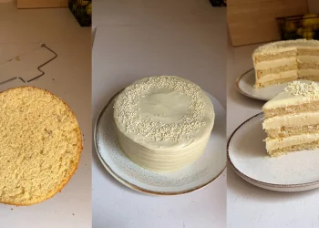 Tort cremos cu ciocolată albă