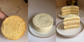 Tort cremos cu ciocolată albă