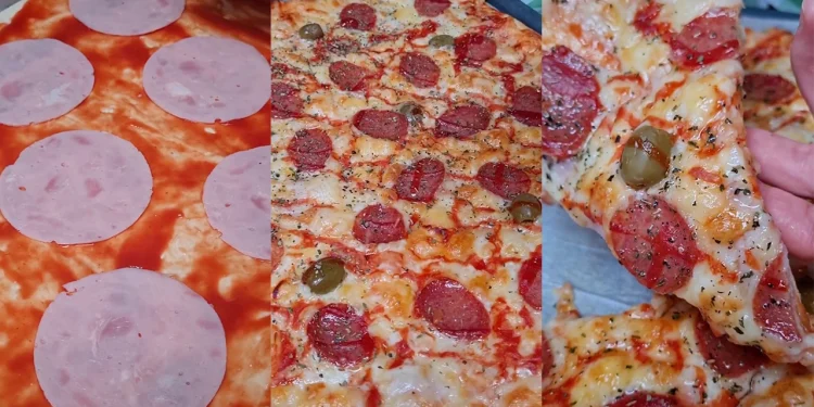 Pizza de casă pufoasă